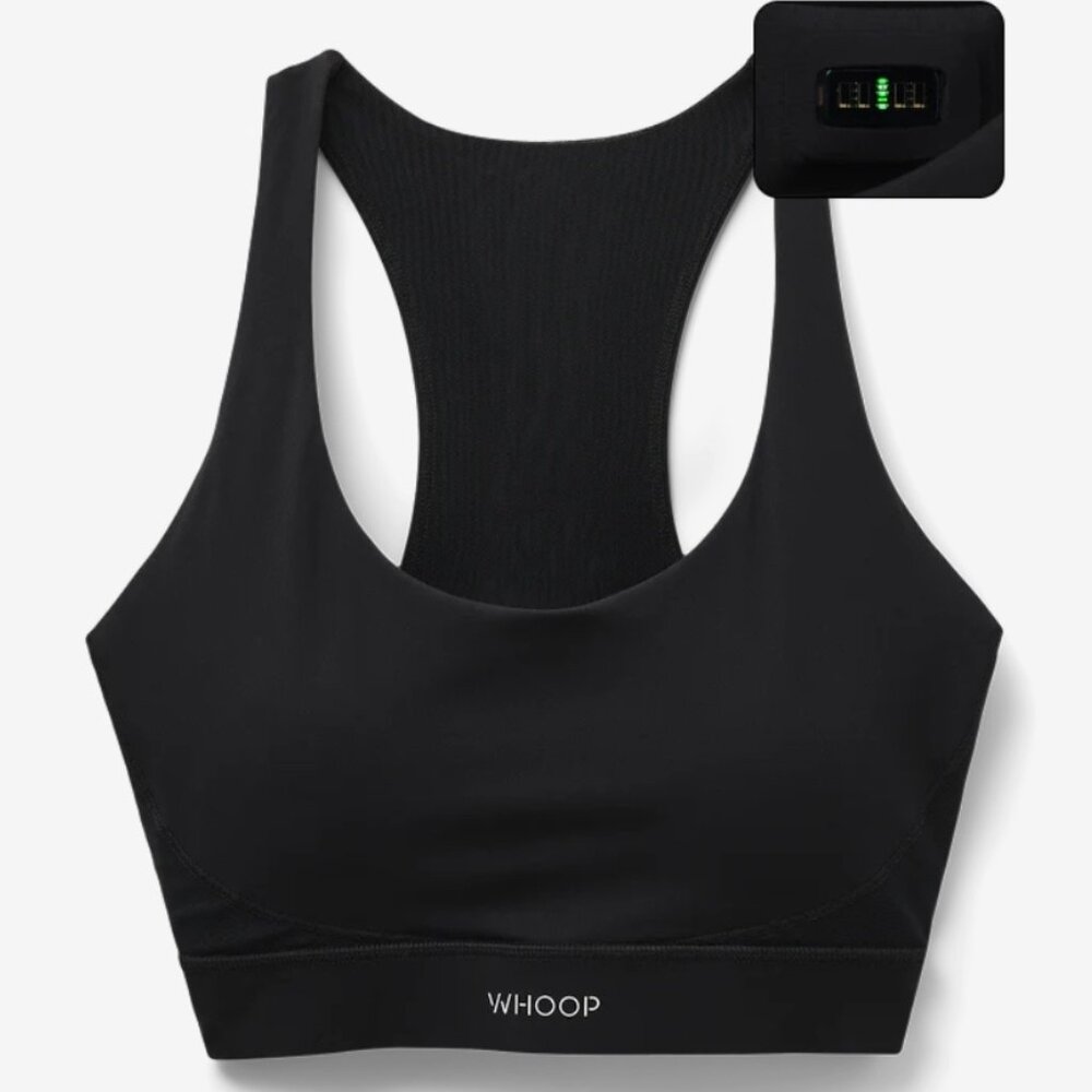 WHOOP 4.0 ANY-WEAR™ Sports Bra, Size Medium , Black, NWOT